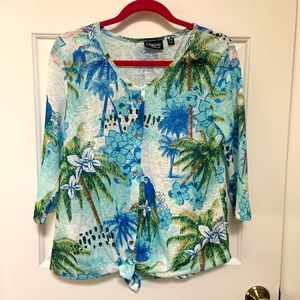 NWOT tropical shirt